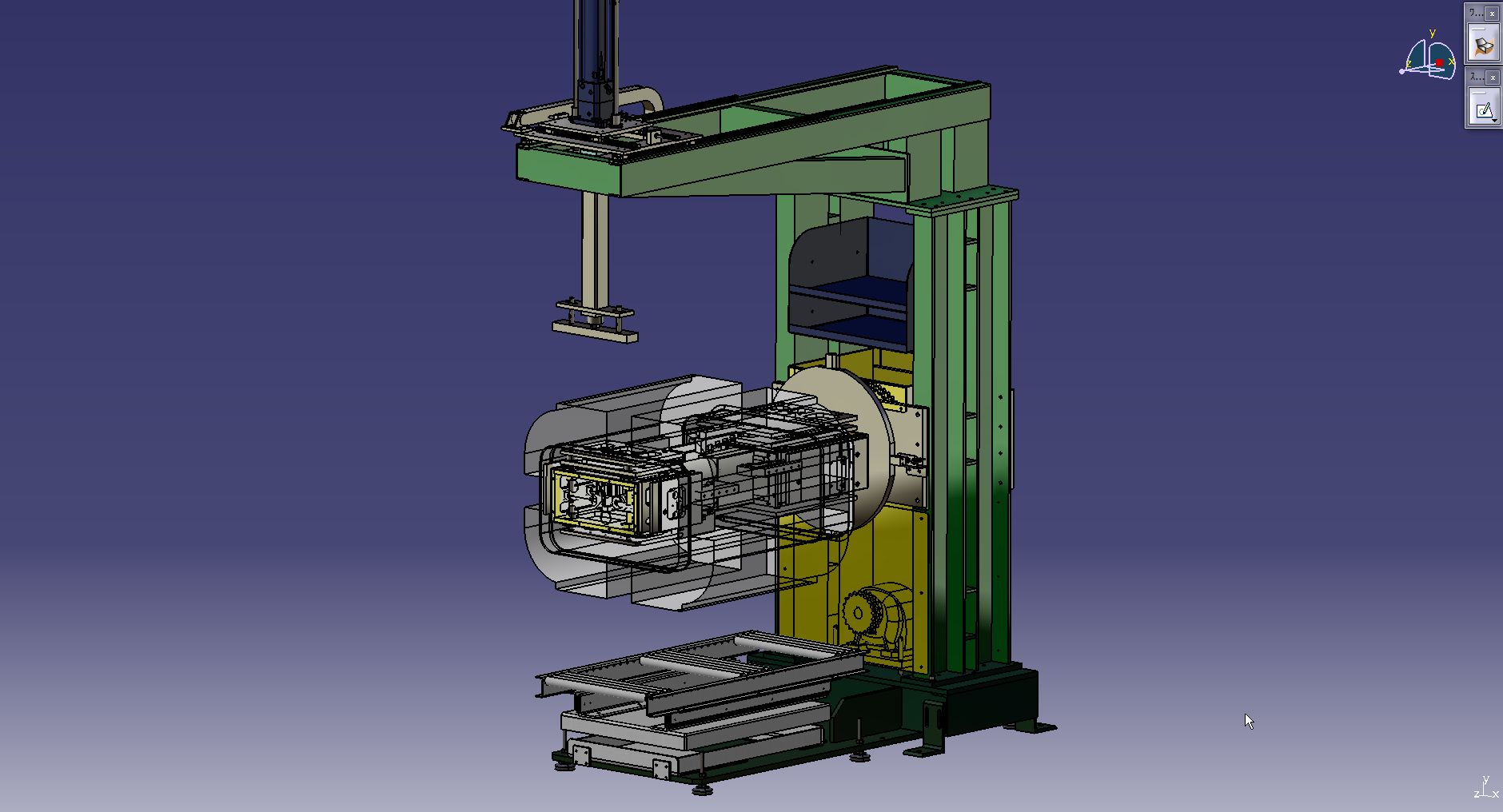 高压进线屏倍数焊接夹具CATIA